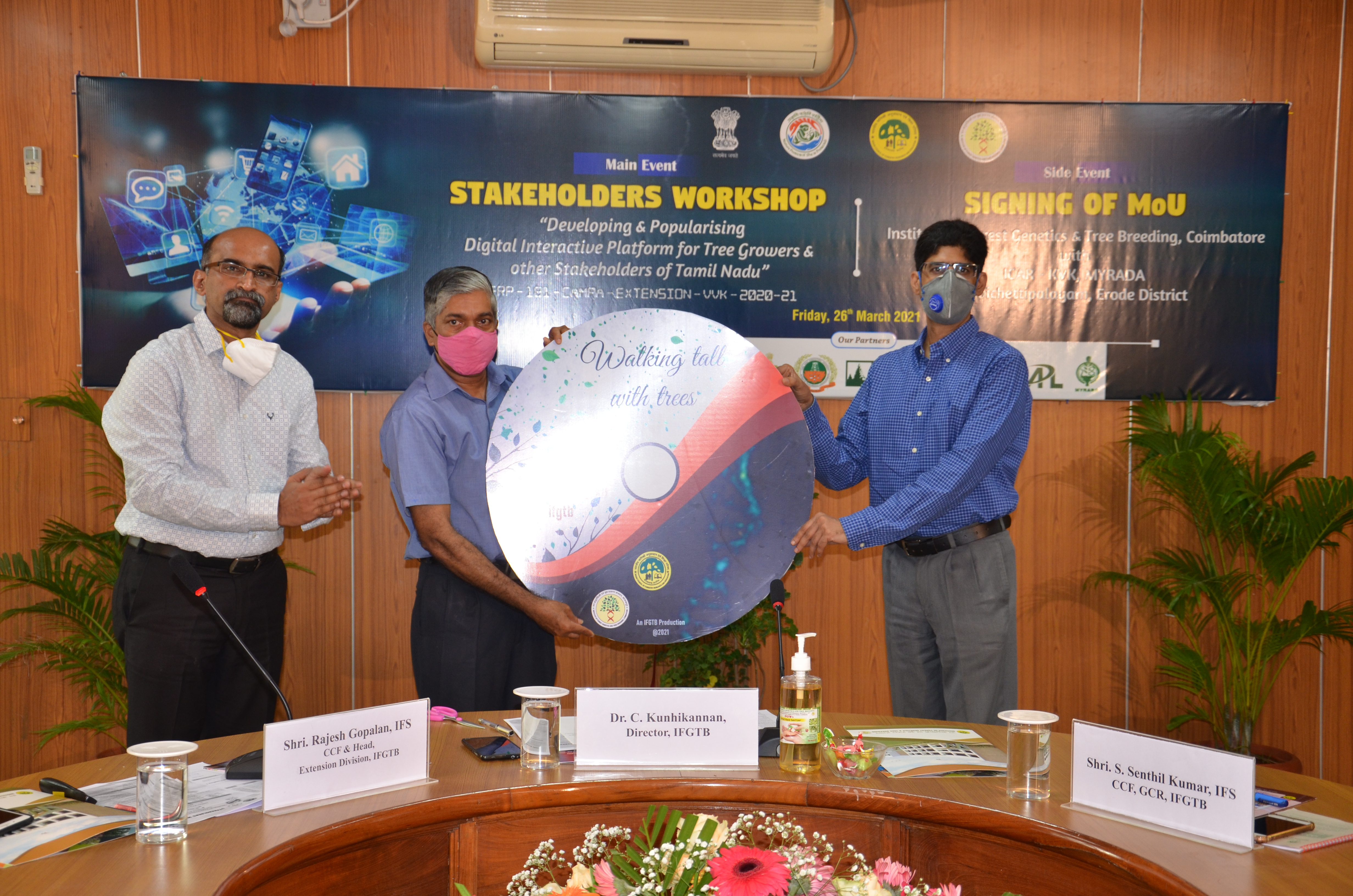 Director, IFGTB releasing the IFGTB Documentary film CD